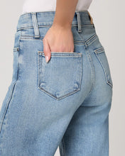 Load image into Gallery viewer, Paige Anessa With Twisted Outseam Panel raw Hem Jean