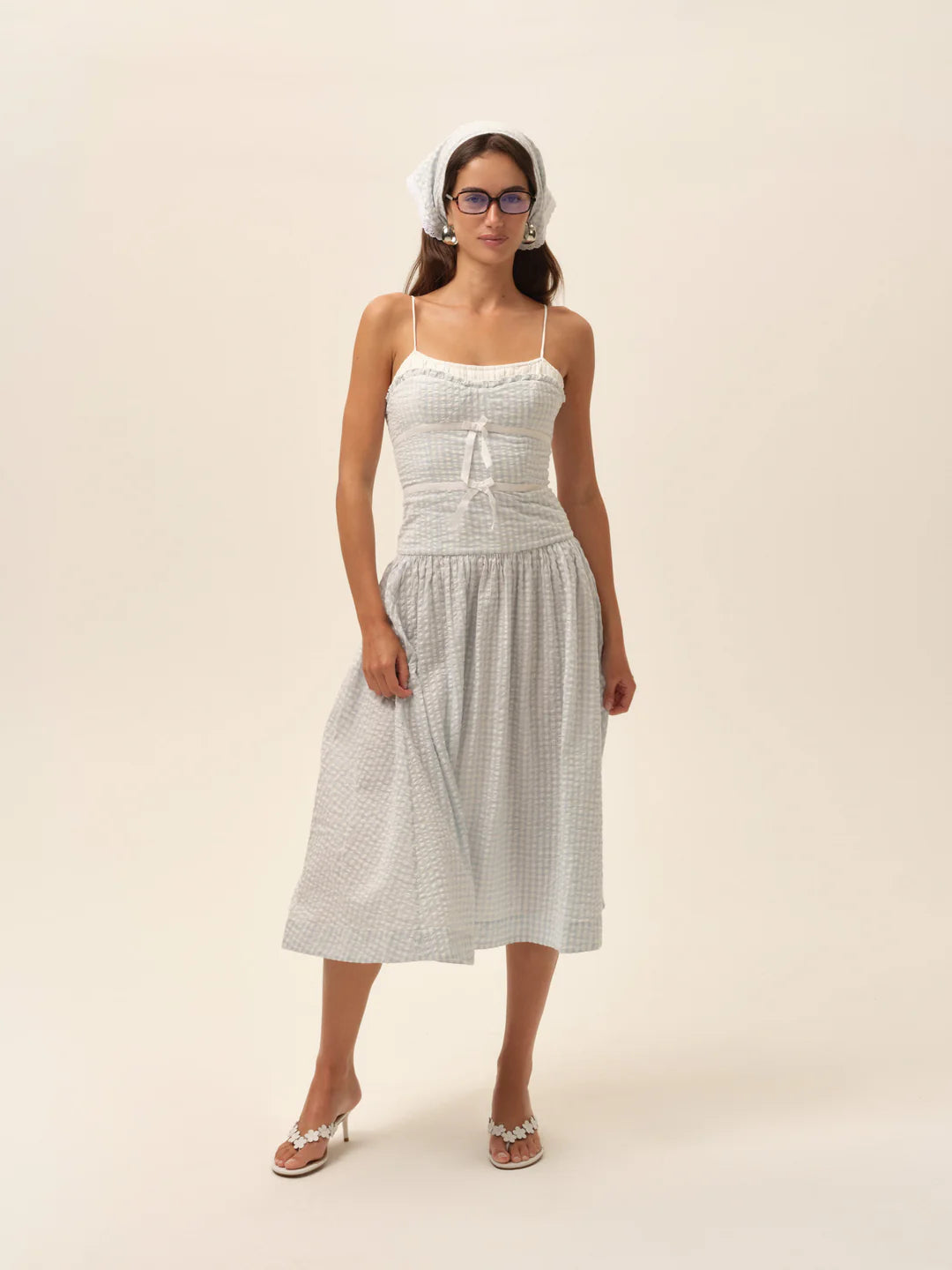 For Love & Lemons Georgia Gingham Midi Dress Posh Boutique Nashville For Love & Lemons Georgia Gingham Midi Dress Posh Boutique Nashville