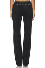 Load image into Gallery viewer, Amanda Uprichard Black Suede Regency Pants