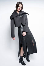 Load image into Gallery viewer, Article X Leather Panel Skirt