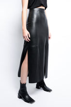 Load image into Gallery viewer, Article X Leather Panel Skirt
