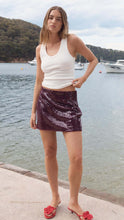 Load image into Gallery viewer, MINKPINK Agnes Sequin Mini Skirt