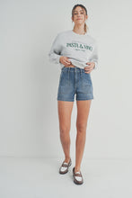 Load image into Gallery viewer, Just Black Utility Cargo Denim Short