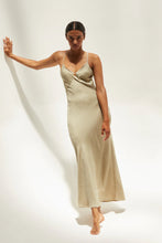 Load image into Gallery viewer, Crescent Nia Front Cut Out Slip Dress