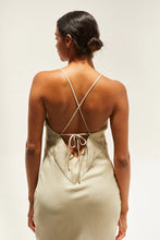Load image into Gallery viewer, Crescent Nia Front Cut Out Slip Dress