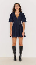 Load image into Gallery viewer, Raya Denim Midi Dress