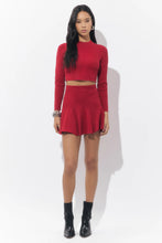 Load image into Gallery viewer, Adelyn Rae Eleanor Godets Rib Knit Mini Skirt