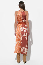 Load image into Gallery viewer, Adelyn Rae Sandi Two Toned Halter Midi Dress