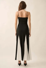 Load image into Gallery viewer, Promesa Ribbed Knit Godet Sweetheart Maxi Dress
