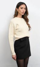 Load image into Gallery viewer, Greylin Finley LS Pullover Cable Knit Sweater Top