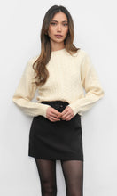 Load image into Gallery viewer, Greylin Finley LS Pullover Cable Knit Sweater Top
