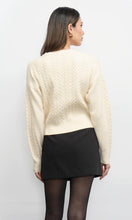 Load image into Gallery viewer, Greylin Finley LS Pullover Cable Knit Sweater Top
