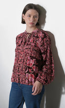 Load image into Gallery viewer, Greylin Hendrix Balloon Slv Blouse / Maroon