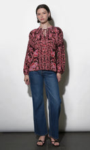 Load image into Gallery viewer, Greylin Hendrix Balloon Slv Blouse / Maroon