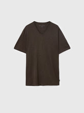 Load image into Gallery viewer, John Varvatos Miles Slub V-Neck W/ Cut Raw Edge