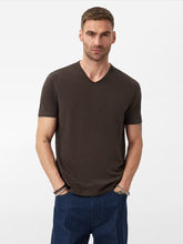Load image into Gallery viewer, John Varvatos Miles Slub V-Neck W/ Cut Raw Edge