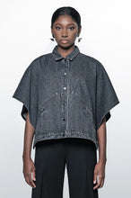 Load image into Gallery viewer, Article X Denim Cape Jacket
