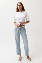 Load image into Gallery viewer, Pistola Kacey Mid Rise Cuffed Jean