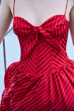 Load image into Gallery viewer, For Love and Lemons Satin Burnout Stripe Maxi Dress