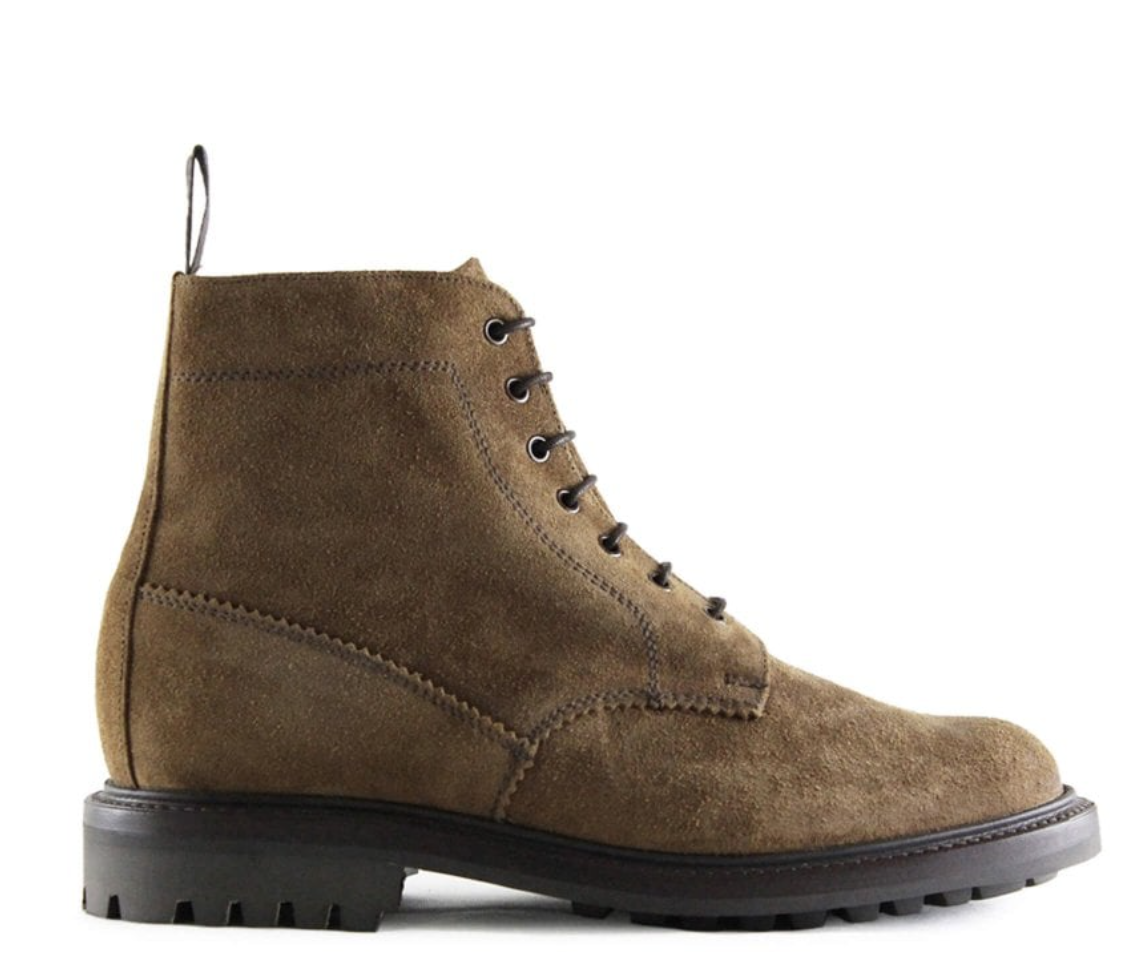 SANDERS Military Derby Boot D. B. Suede