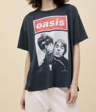 Load image into Gallery viewer, Daydreamer Oasis Liam And Noel Merch Tee / Vintage Black