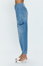 Load image into Gallery viewer, Pistola Josephine High Rise Tapered Cargo Jean