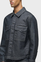 Load image into Gallery viewer, Hudson Long Sleeve Overshirt / Coated Gunmetal