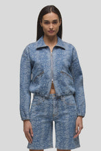 Load image into Gallery viewer, Hudson Cropped Zip Up Jacket