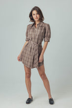 Load image into Gallery viewer, Sundays Kambry Dress / Mocha Plaid