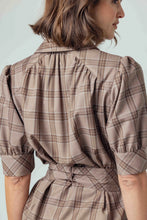Load image into Gallery viewer, Sundays Kambry Dress / Mocha Plaid