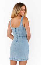 Load image into Gallery viewer, Mumu Corset mini denim dress