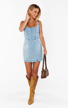 Load image into Gallery viewer, Mumu Corset mini denim dress