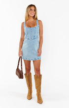 Load image into Gallery viewer, Mumu Corset mini denim dress