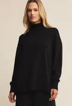 Load image into Gallery viewer, Z Supply Sable Rib Sweatshirt / Black