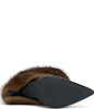 Azalea Wang Simon Faux Fur Stiletto / Black