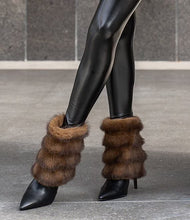 Load image into Gallery viewer, Azalea Wang Simon Faux Fur Stiletto / Black

