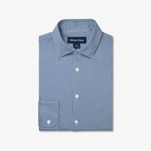 Load image into Gallery viewer, Mizzen + Main Halyard Long Sleeve Dress Shirt / Navy Peter Gingham

