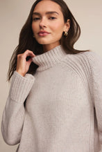 Load image into Gallery viewer, Z Supply Emerge Funnel Neck Sweater / Turtle Dove
