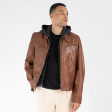 Load image into Gallery viewer, Mauritius Biko Muscle Fit w/ Removable Insert / Cognac
