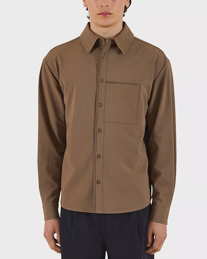Krost Blanket Stitch Shirt / Demitasse