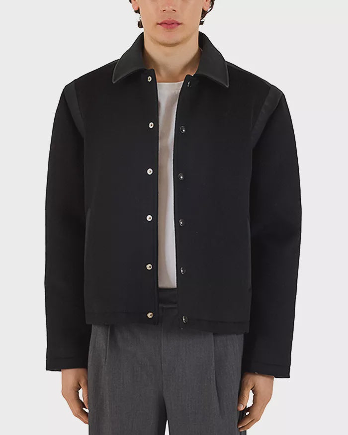 Krost Mercer Varsity Jacket / Black