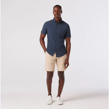 Load image into Gallery viewer, Mizzen+Main Leeward SS Dress Shirt / Navy Dotted Leaf
