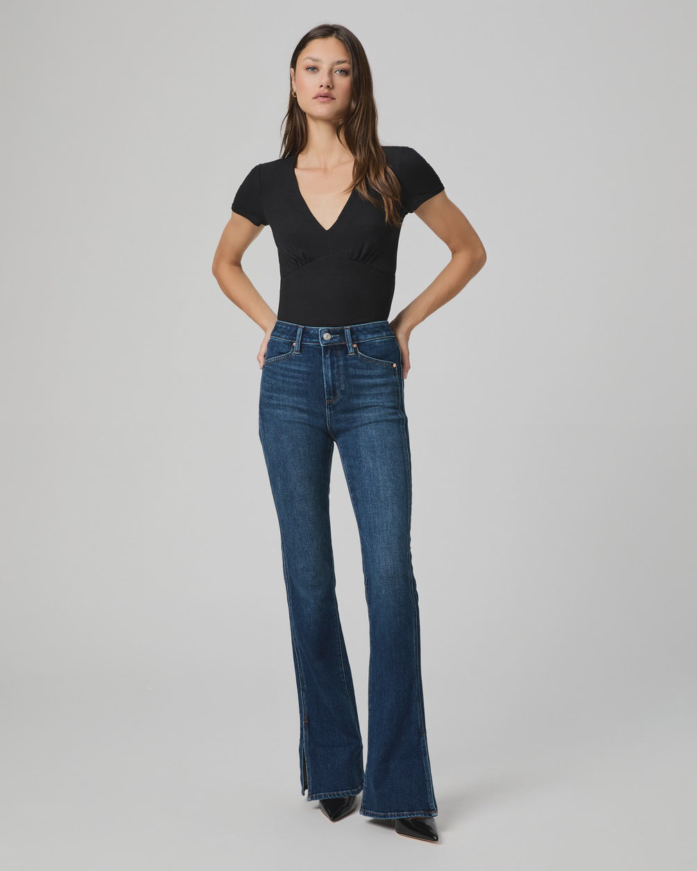 Paige High Rise Bootcut Laurel Canyon 32