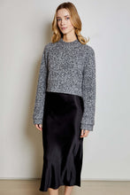 Load image into Gallery viewer, Roz Sweater Dress Combo / Jet Marl
