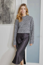 Load image into Gallery viewer, Roz Sweater Dress Combo / Jet Marl

