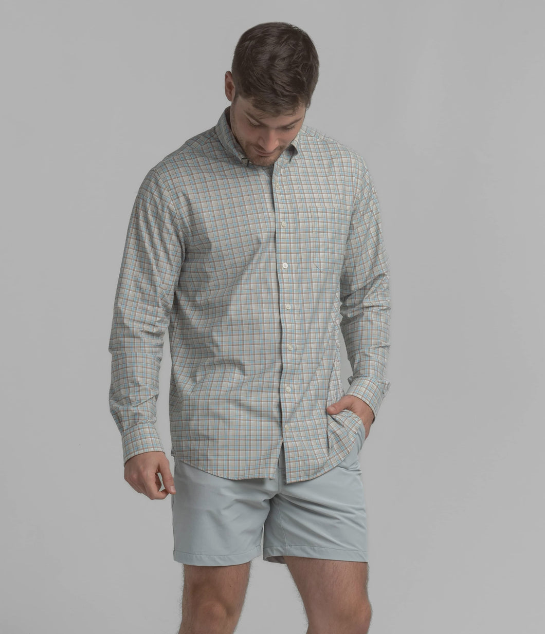Southern Shirt Anderson Plaid LS / Angora