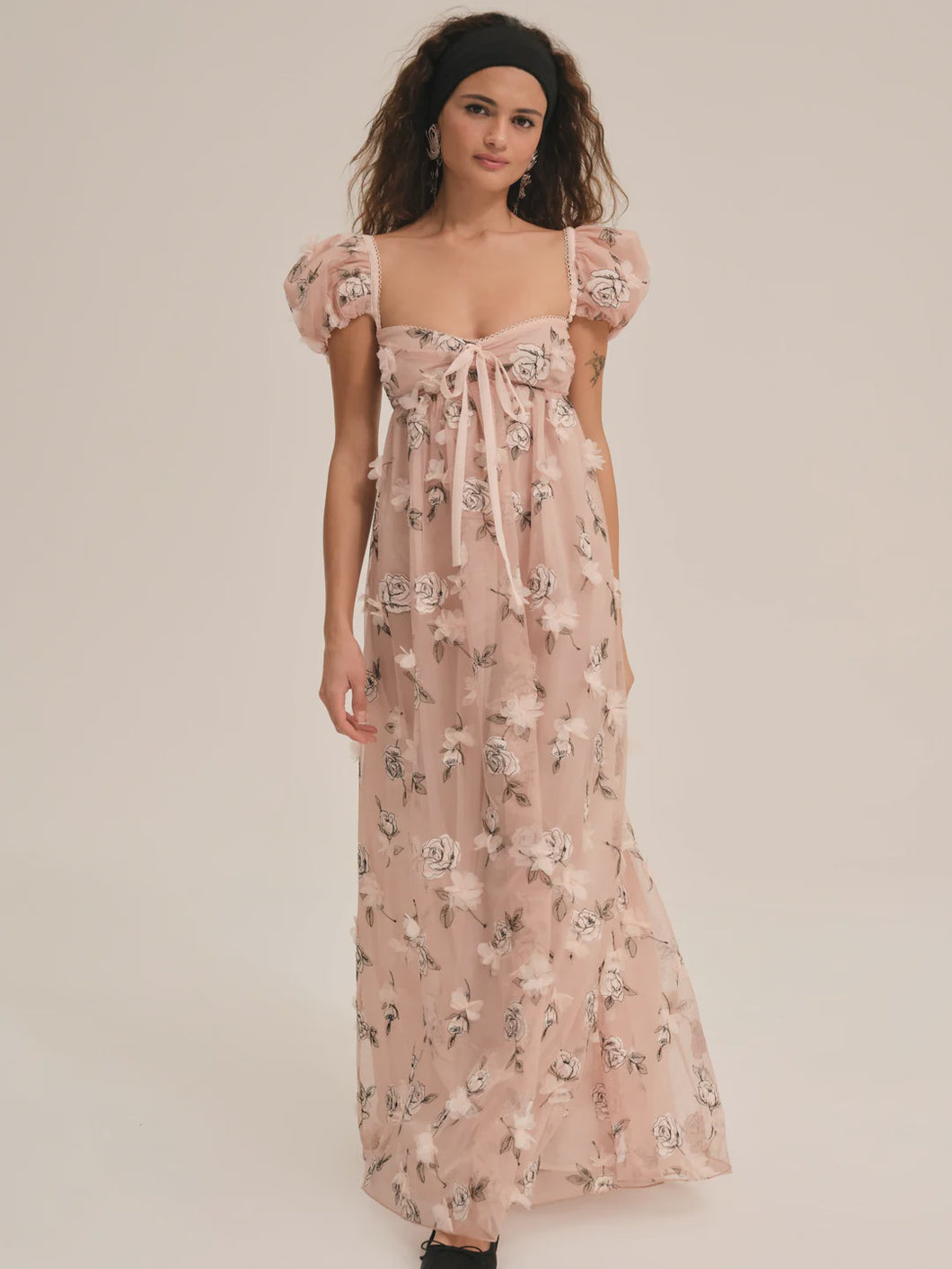 Blushing Rose Maxi Dress
