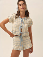 Load image into Gallery viewer, For Love &amp; Lemons Dora Pointelle Top
