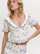 Load image into Gallery viewer, For Love &amp; Lemons Beaded Anchors Top
