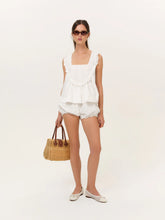 Load image into Gallery viewer, For Love &amp; Lemons Laura Eyelet Top
